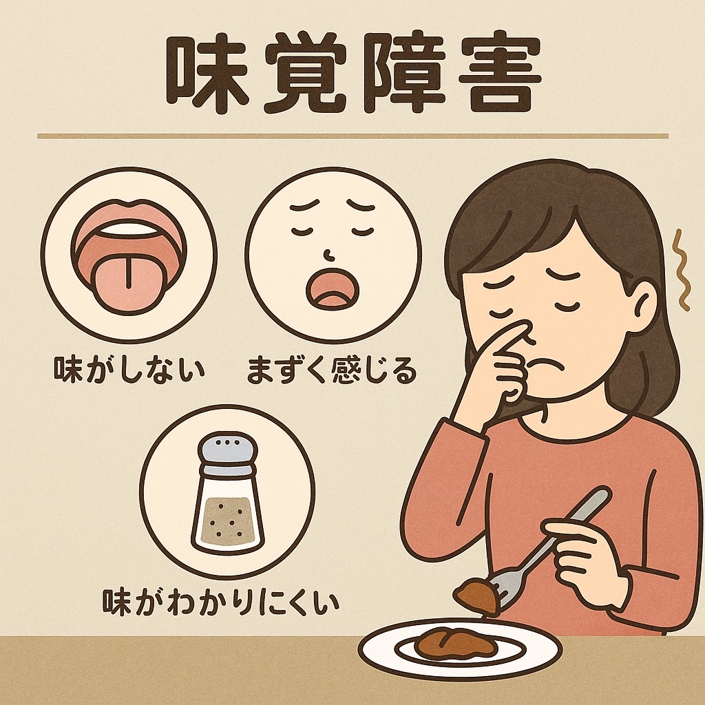 「味がしない」味覚障害について
